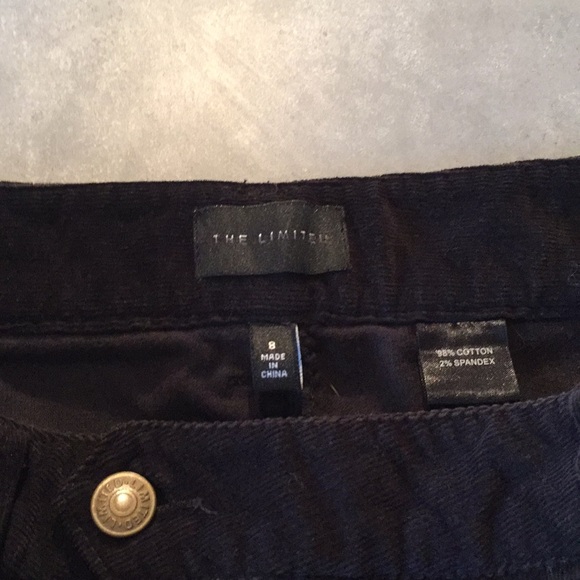 The Limited size 8 Black corduroy classic skirt - Picture 2 of 3